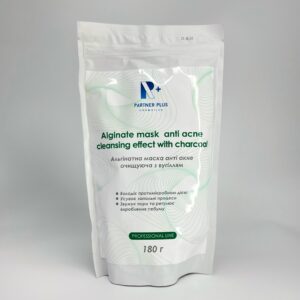 Альгінатна маска Анті акне очищуюча з вугіллям Partner Plus Cosmetics - 30 г