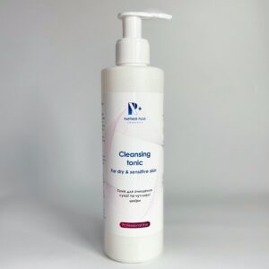 Тонік для очищення сухої та чутливої шкіри Partner Plus Cosmetics