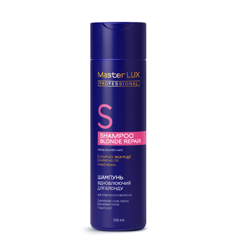 Шампунь відновлюючий для освітленого волосся BLONDE REPAIR Master LUX