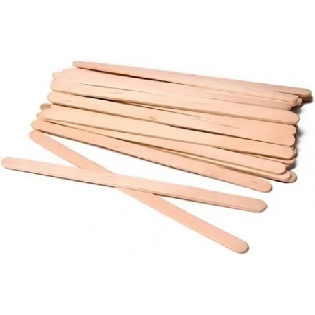 Шпатель дерев'яний вузький 100 шт